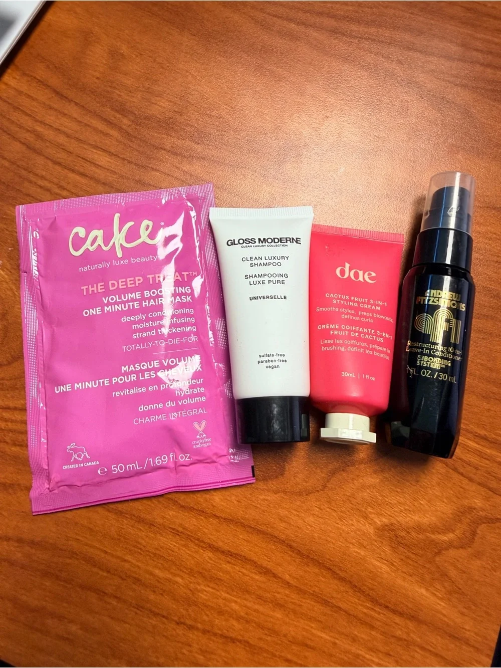 Haircare Travel Bundle - 4 Pcs Dae Gloss Moderne Cake Andrew Fitzsimons $48